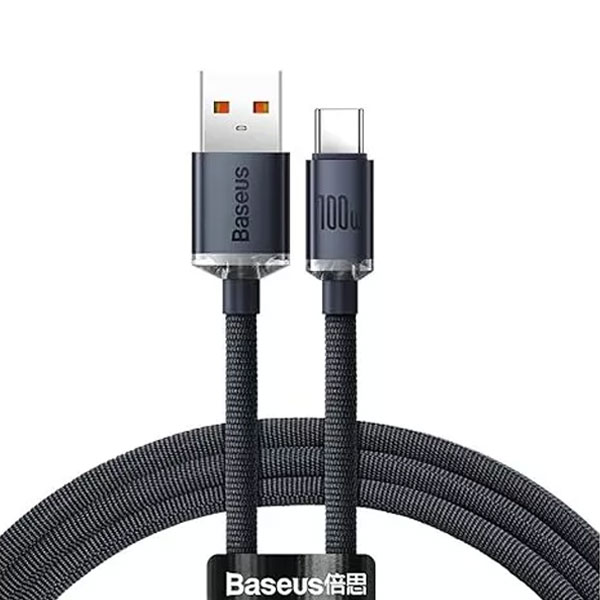 كابل باسيوس  usb type c  شحن سريع 100 وات 1.2 متر y000401 