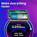 رام لابتوب كروشيال 16 جيجابايت 2666 ميجاهرتز DDR4 SO‑DIMM