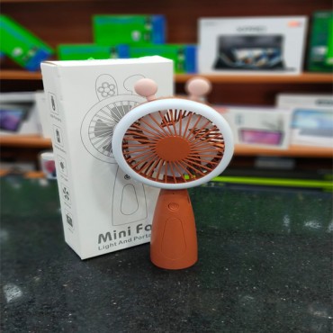 مروحة استاند ميني محمولة بالشحن مضيئةJY8865