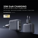  شاحن اورايمو تايب سى  بتقنية fast gan بقدرة 33 وات موديل ocw 7331e c54