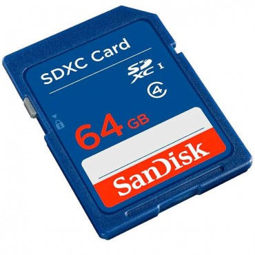 ميموري كاميرا سان ديسك sd 64 جيجا بسرعة 100 ميجا