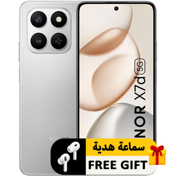 موبايل هونر x7d 5g ثنائي الشريحة 256 جيجابايت 8 جيجابايت رام 6.77 موبايل هونر x7d 5g ثنائي الشريحة 256 جيجابايت 8 جيجابايت رام 6.77