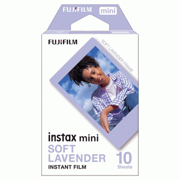 فيلم تصوير فوجي lnstax mini soft lavender للكاميرا الفوريه 