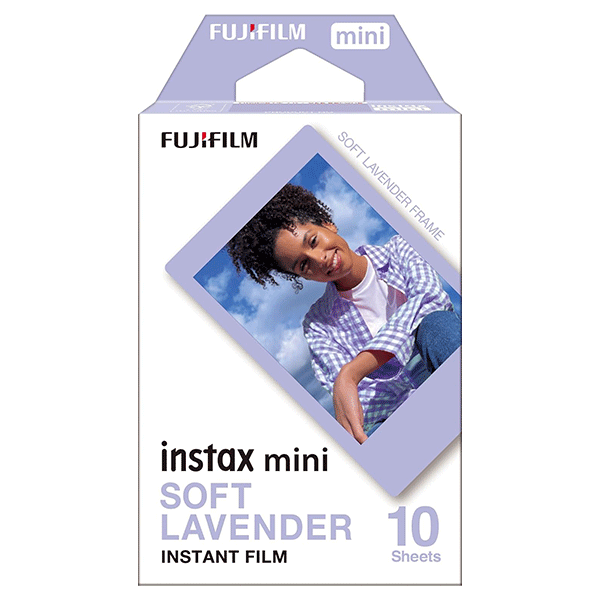 فيلم تصوير فوجي lnstax mini soft lavender للكاميرا الفوريه 