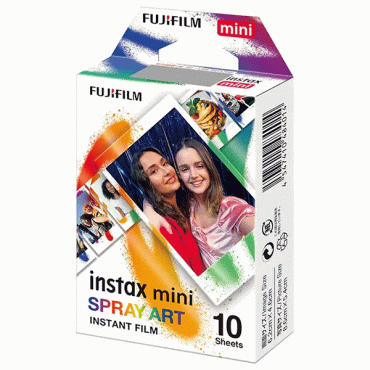 فيلم تصوير فوجي  instax mini spray art للكاميرا الفورية