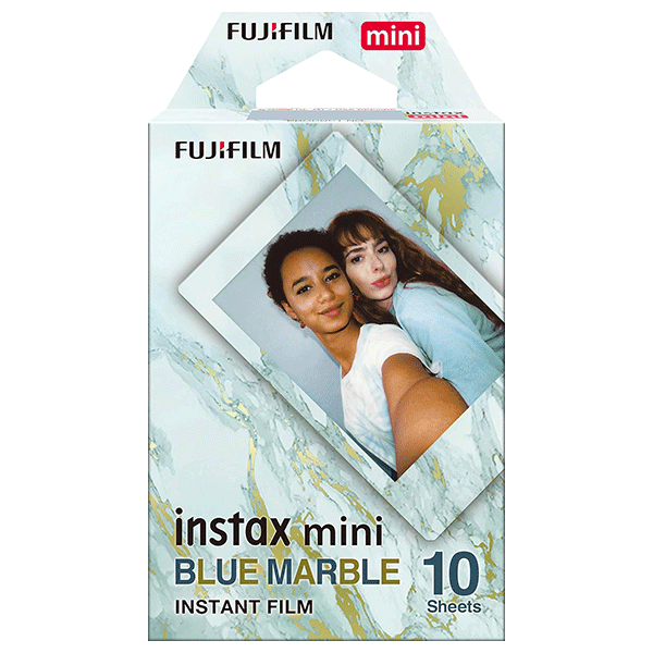  فيلم تصوير فوجي instax mini marble blueللكاميرا الفورية 