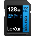ميموري كارت Lexar 800 x Pro SD V30 سعة 128 جيجا 150 ميجابايت 4K