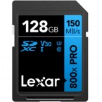 ميموري كارت Lexar 800 x Pro SD V30 سعة 128 جيجا 150 ميجابايت 4K ميموري كارت Lexar 80...