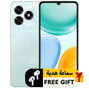 موبايل هونر x5c plus ثنائي الشريحه 128 جيجابايت 4 جيجابايت رام 6.74 بوصه  موبايل هونر x5c plus...