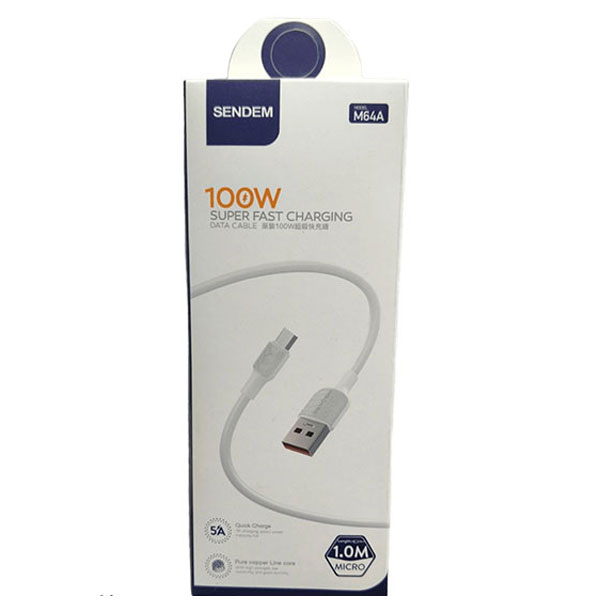 كابل سينديم مايكرو فاست 1 متر 100 وات موديل M64A