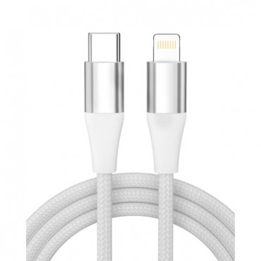 كابل سينديم تايب سي إلى ايفون PD فاست 27 وات موديل T46