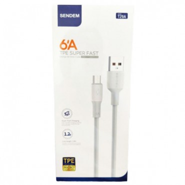 كابل سينديم تايب سي فاست 1.2 متر موديل T29T