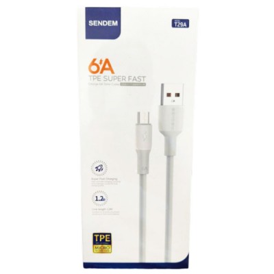 كابل سينديم تايب سي فاست 1.2 متر موديل T29T