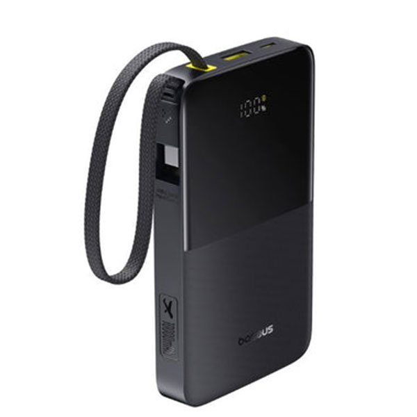 باور بانك باسيوس إنر فيل FC51 شحن سريع 22.5 واط USB-C سعة 10000 مللي أمبير موديل PB6484Z