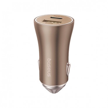 شاحن سيارة باسيوس بريم تريب شحن سريع بقدرة 60 واط موديل CCJDZ