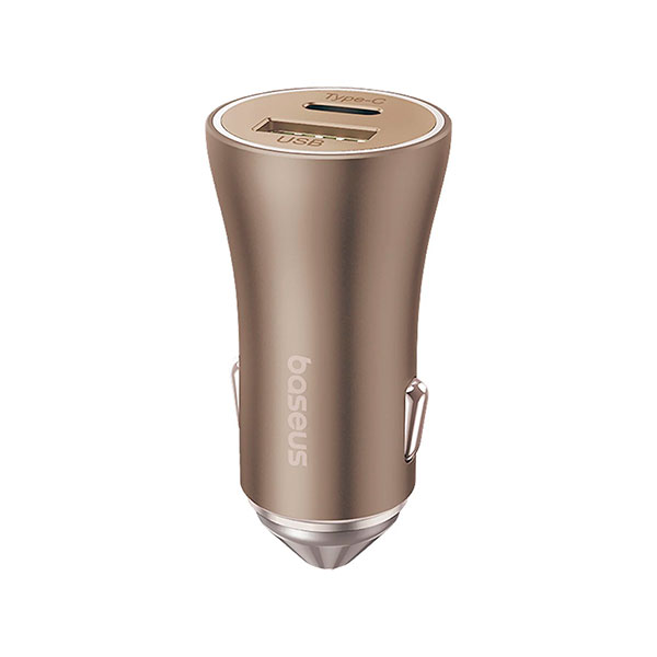 شاحن سيارة باسيوس بريم تريب شحن سريع بقدرة 60 واط موديل CCJDZ