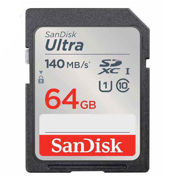 كارت ميموري سانديسك ألترا 64 جيجابايت 