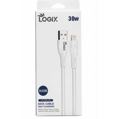 لوجيكس كابل ايفون يو اس بي سريع 1 متر 30 واط – موديل CB04