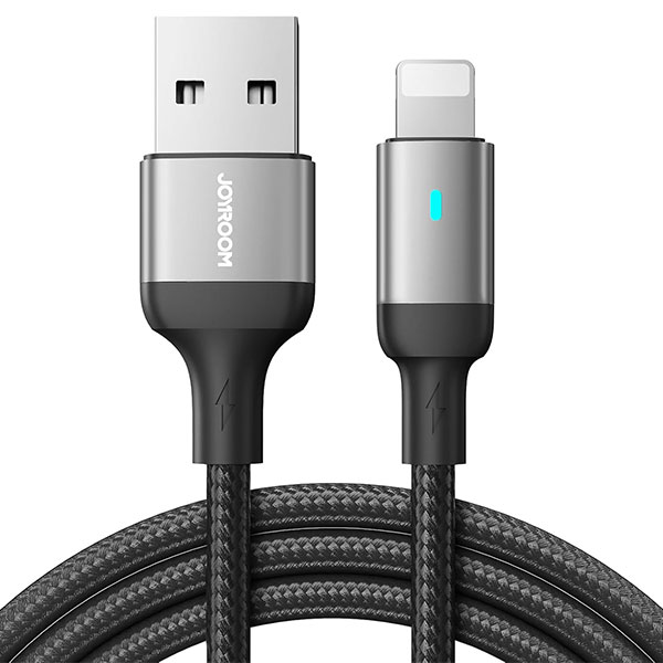  كابل شحن جوي روم USB إلى لايتنينج للآيفون بطول 1.2 متر – موديل S-A10