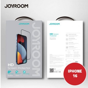 سكرين بروتكتور جوي روم ايفون 16 شفاف موديل JR 276 سكرين بروتكتور جوي روم ايفون 16 شفاف موديل JR 276