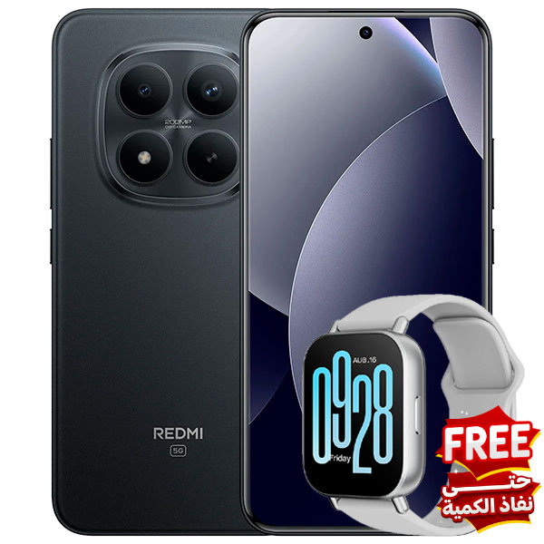  موبايل ريدمي نوت 15 برو بلس 5G ثنائي الشريحة 256 جيجابايت 12 جيجابايت رام 6.83 بوصة