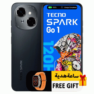 موبايل تكنو سبارك جو 1 ثنائي الشريحة 64 جيجابايت 6 جيجابايت 3+3 جيجابايت رام