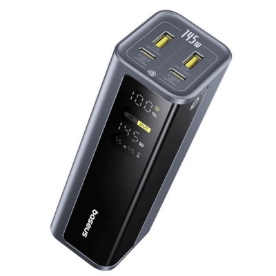 باور بانك بيسوس إنر جيك جي بي 12 شاحن سريع 145 واط مع منفذين 20800‎ موديل PB6321Z