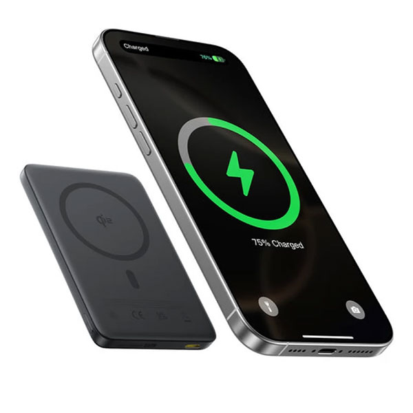 باور بانك بيسوس بيكو جو AM41 شحن لاسلكي سريع 27 واط USB-C سعة 10000 مللي أمبير