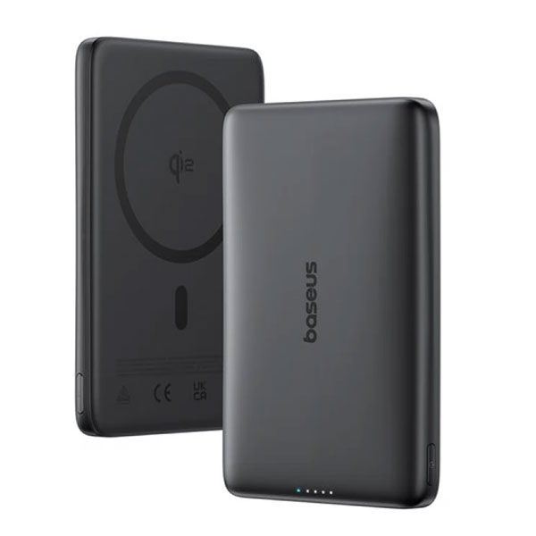 باور بانك بيسوس بيكو جو AM41 شحن لاسلكي سريع 27 واط USB-C سعة 10000 مللي أمبير