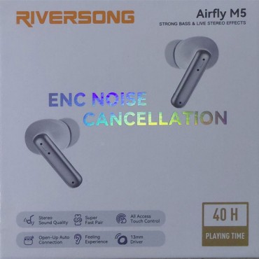 سماعة بلوتوث ريفرسونج إيرفلاي M5 ENC EA277 سماعة بلوتوث ريفرسونج إيرفلاي M5 ENC EA277