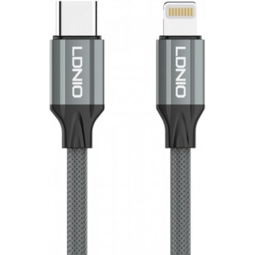 كابل لدينو تايب سى لايتنج 30 واط طول 1 متر شحن سريع موديل lc441i كابل لدينو تايب سى لايتنج 30 واط طول 1 متر شحن سريع موديل lc441i