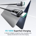 كابل جوي روم Type C إلى Type C سريع بقوة 100 واط وطول 1.2 متر، موديل S A55