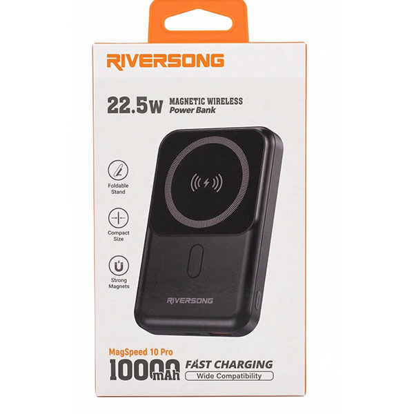 باور بانك ريفرسونج magspeed 10 برو  بقوة 22.5 واط  سعة 10000 مللى امبير لاسلكي موديل PB15