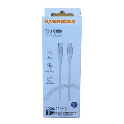 كابل شحن ريفرسونج تايب سى لوتس 11 شحن سريع  بقدرة 60واط موديل  LCC2