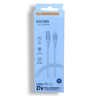 كابل شحن ريفرسونج  لوتس 11 تايب سى  الي ايفون شحن سريع  بقدرة 27واط موديل  LCL2