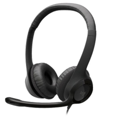 سماعة كمبيوتر سلكية لوجيتك USB بميكروفون H390