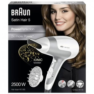 مجفف شعر براون احترافي بقوة 2500 واط موديل  HD585