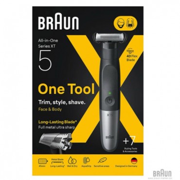  ماكينة حلاقة براون  رجالى مع 8 ملحقات موديل xt5200