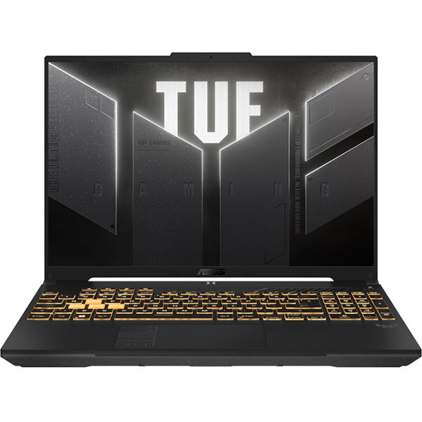  لابتوب أسوس TUF F16 FX607V بمعالج Intel Core 7 240H، رام 16 جيجابايت، هارد 512 جيجابايت SSD، كارت شاشة NVIDIA RTX 4050 سعة 6 جيجابايت، ويندوز 11