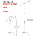  حامل إضاءة FX Studio ER330C C-Stand 3 متر