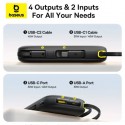  باور بنك باسيوس كيو باور 3 شحن سريع 45 وات 10000 مللي أمبير بمنفذين USB-C مدمجين – موديل PB6458Z