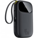  باور بنك باسيوس كيو باور 3 شحن سريع 45 وات 10000 مللي أمبير بمنفذين USB-C مدمجين – موديل PB6458Z