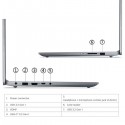  لابتوب لينوفو IdeaPad Slim 3 15IRU8 بمعالج Core i3-1315U وذاكرة 8 جيجابايت وهارد 256 جيجابايت SSD