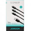 كابل شحن جوى روم 3x1 طول 1.2 متر موديل S-A61