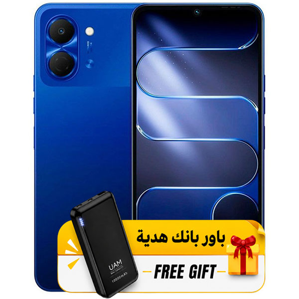  موبايل تكنو سبارك جو 3 ثنائي الشريحة 128 جيجابايت مع 8 جيجابايت رام (4+4 جيجابايت) وشاشة 6.75 بوصة