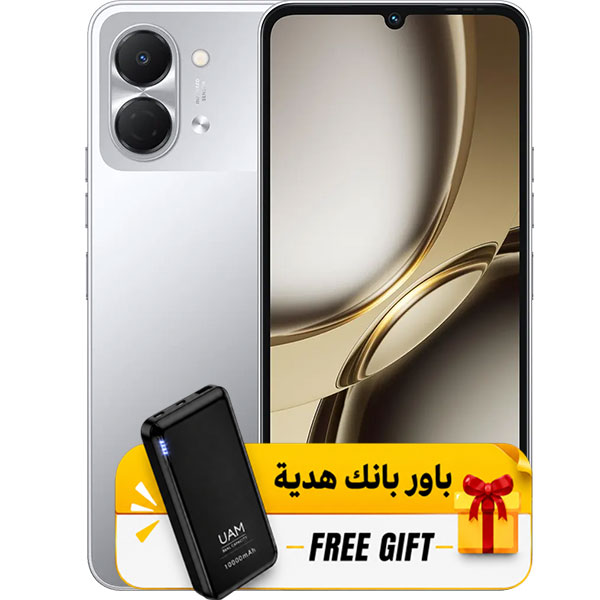  موبايل تكنو سبارك جو 3 ثنائي الشريحة 64 جيجابايت مع 8 جيجابايت رام (4+4 جيجابايت) وشاشة 6.75 بوصة