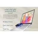 لابتوب أسوس زين بوك UX3405C بمعالج Intel Core Ultra 7 255H وذاكرة 16 جيجابايت ووحدة تخزين 512 جيجابايت SSD وشاشة OLED ورسوميات Intel Arc نظام تشغيل ويندوز 11