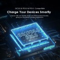شاحن منزلي أورايمو كانون 18D موديل OCW-5183E + M53 بقدرة 18 وات بمنفذين USB مع كابل مايكرو USB أسود