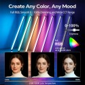  إضاءة تصوير فوتوليكس RGB LED تيوب B1200 بطول 120 سم