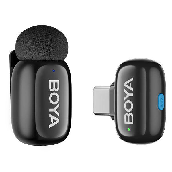  مايك لاسلكي بويا ميني 2-6 بمنفذ USB Type-C
